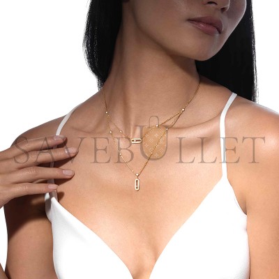 MESSIKA MOVE UNO TWO-ROW NECKLACE YELLOW GOLD DIAMOND NECKLACE 08852-YG